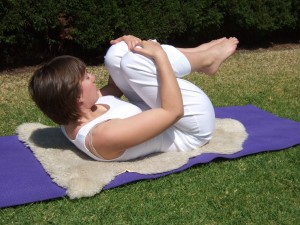 Kundalini Yoga posture - gas pose
