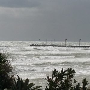 Winter - no yoga on the beach at this time of year